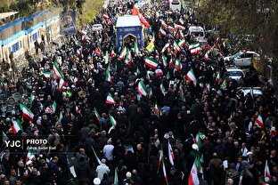 مراسم تشییع شهیدان قهرمانان «ناو دنا»، علی لاریجانی و سردار غلامرضا سلیمانی در تهران