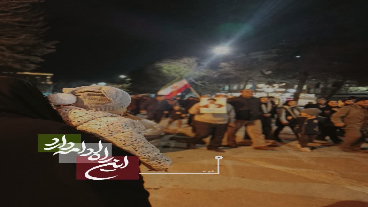 فریاد خونخواهی و انتقام رهبر شهید توسط دلفانی‌ها + فیلم