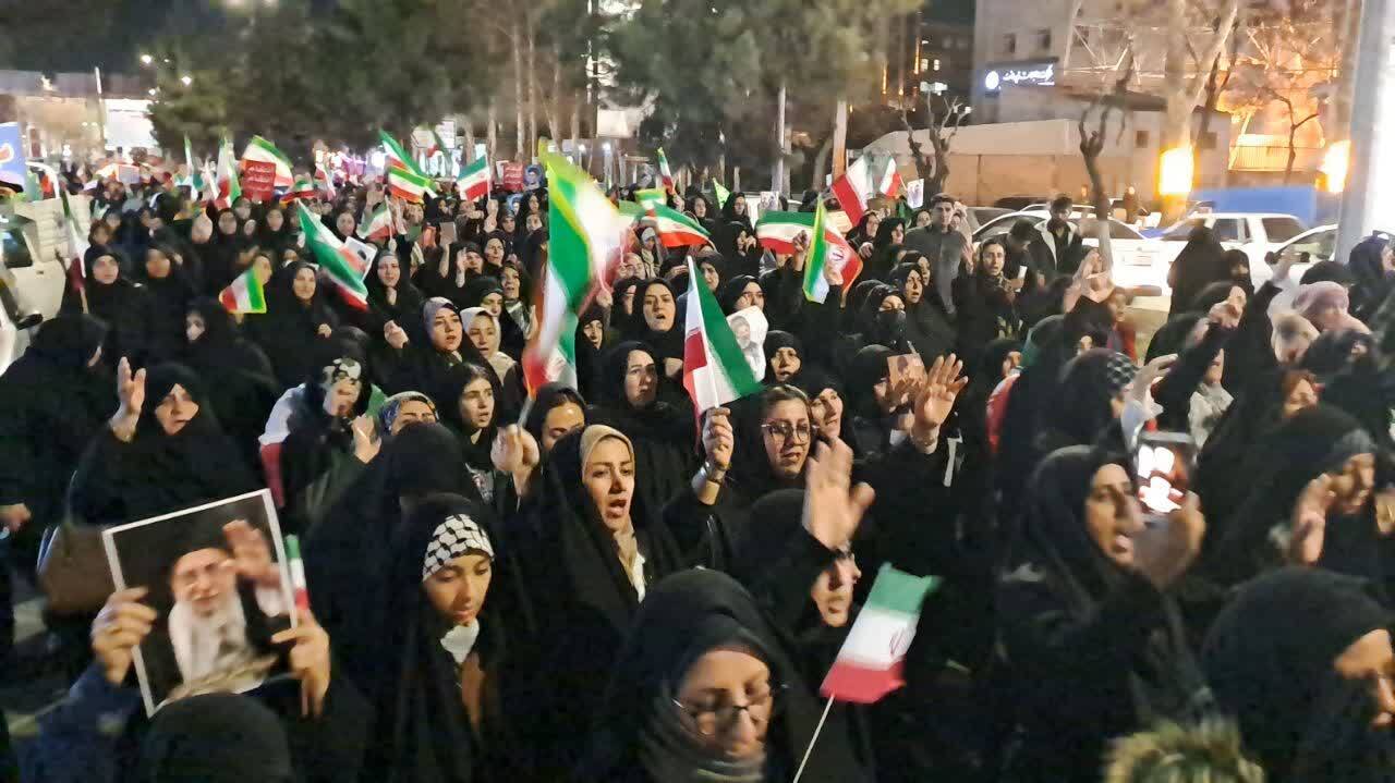 اجتماع دسته عزادارای و مراسم تشییع شهید والامقام رضا حسین زاده در خوی