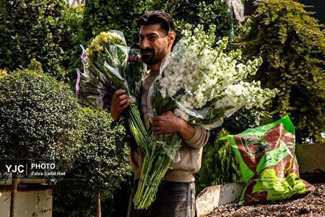 بازار گل محلاتی در آستانه نوروز ۱۴۰۵