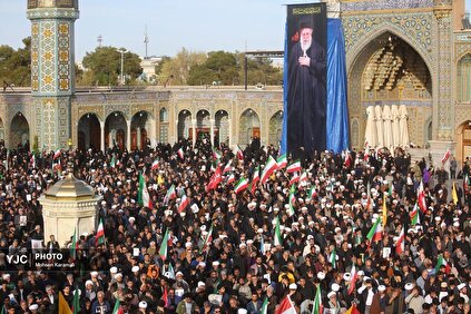 تشییع پیکر مطهر شهید «علی لاریجانی» در قم