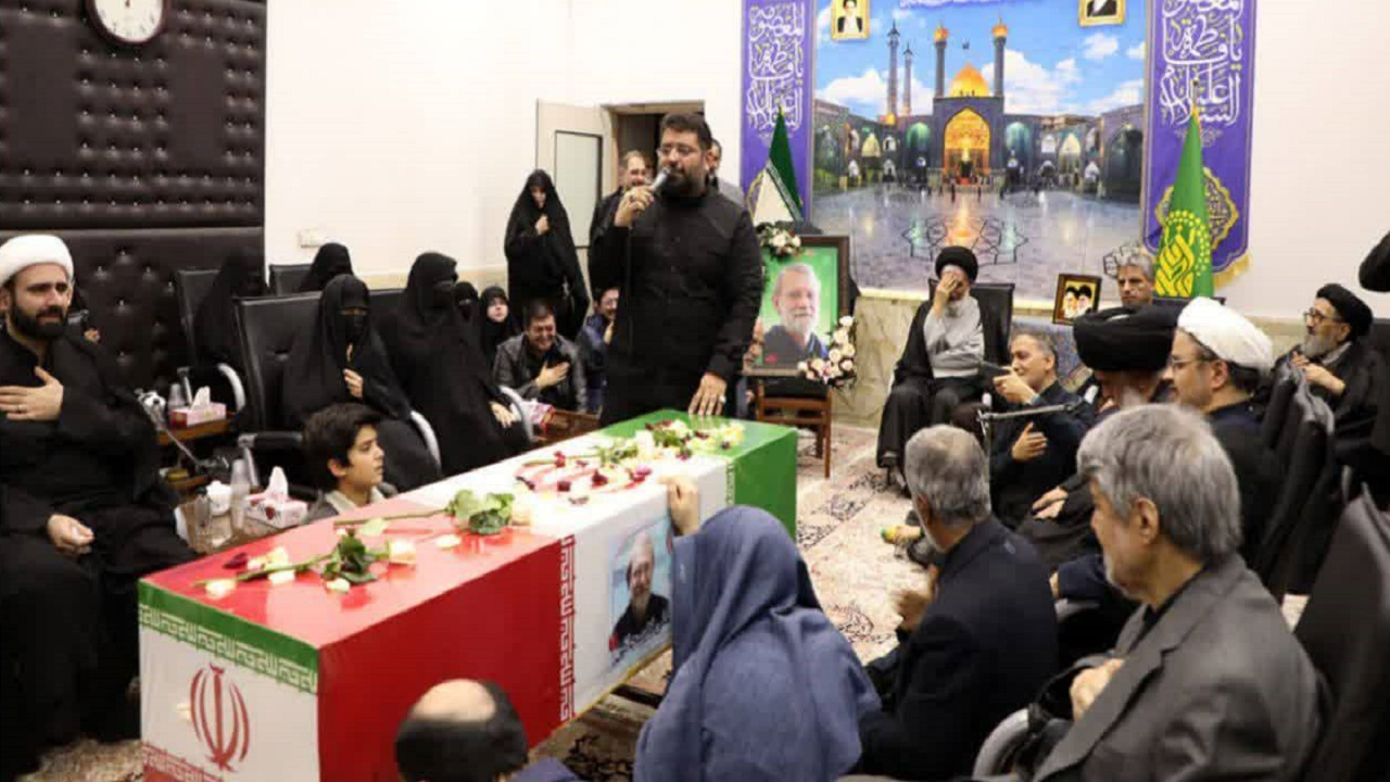 پسر شهید علی لاریجانی:  خون های پاک ریخته شده خلق حماسه می‌کند
