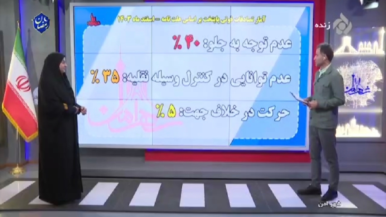 عواملی که باعث تصادفات فوتی پایتخت شده‌اند + فیلم