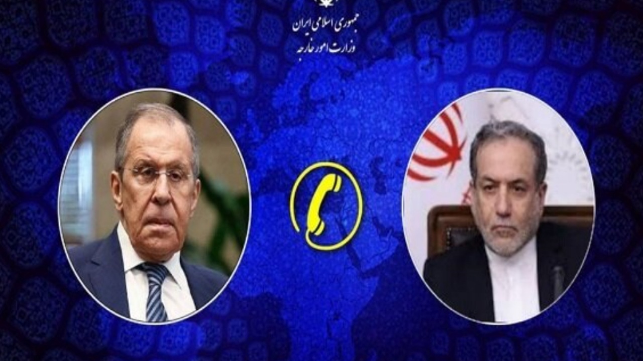 تماس تلفنی وزیر امور خارجه با وزیر امور خارجه روسیه
