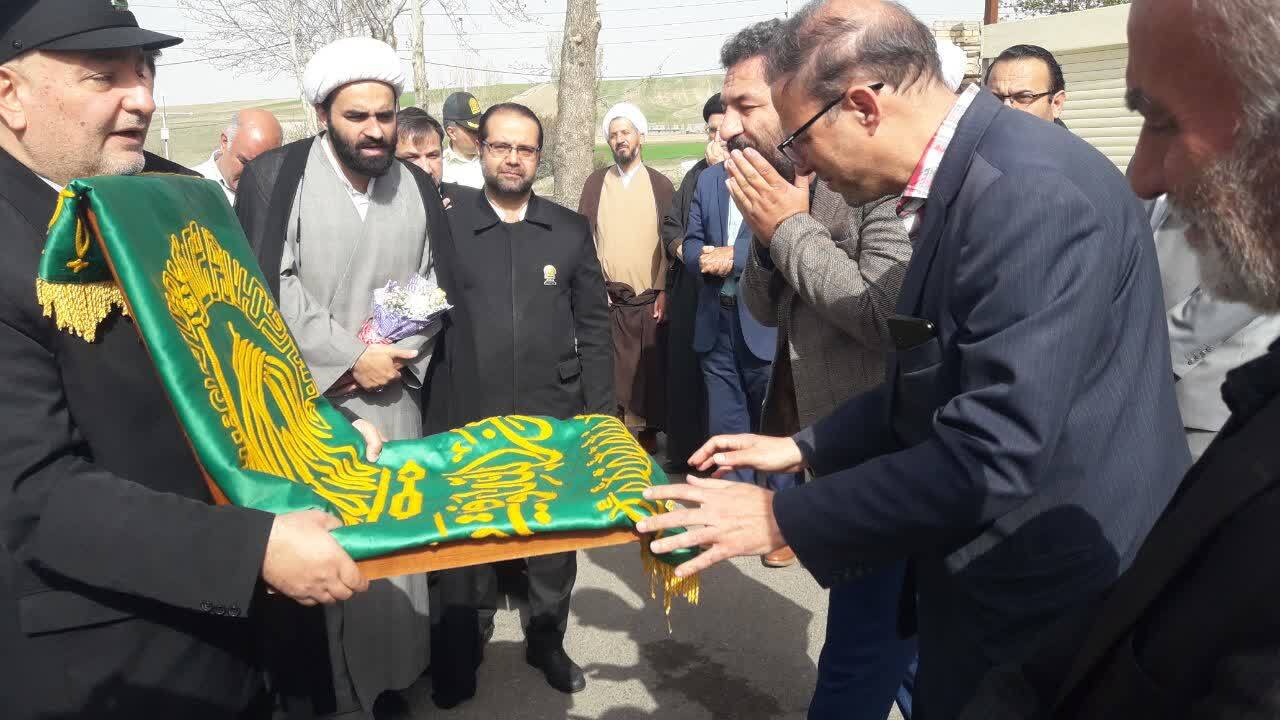 مراسم استقبال و جشن پرچم و خادمان بارگاه ملکوتی امام رضا (ع)
