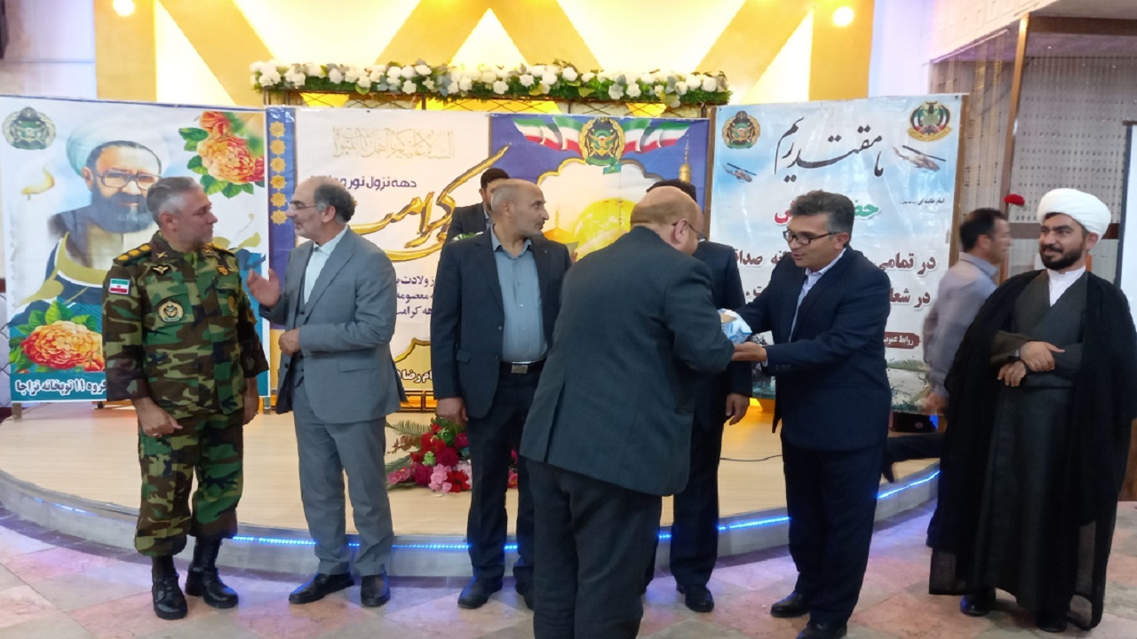 تجلیل از معلمان کوی سازمانی پادگان امام رضای مراغه