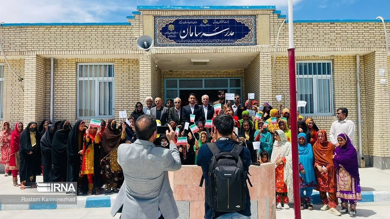 مدرسه ۶ کلاسه در روستای آبگاه نیکشهر افتتاح شد