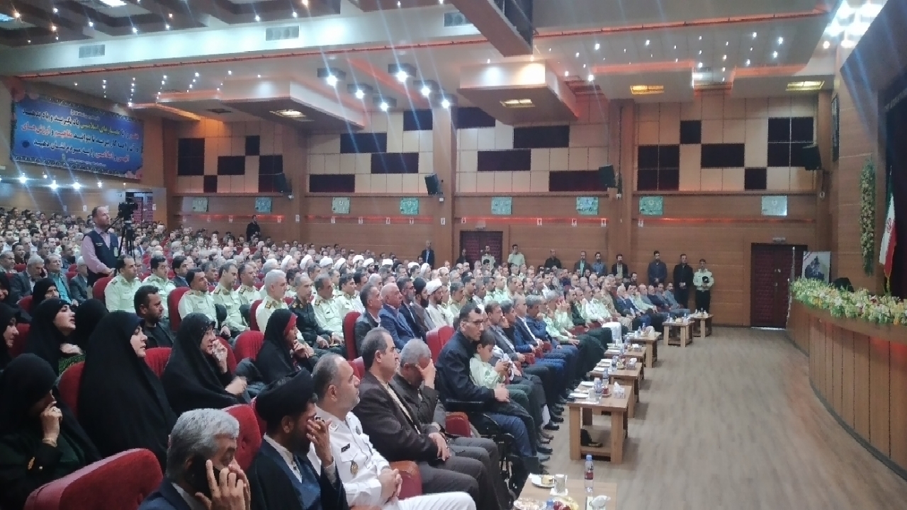 آئین تکریم و معارفه فرمانده انتظامی  گیلان