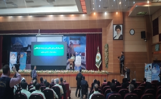 آئین تکریم و معارفه فرمانده انتظامی  گیلان