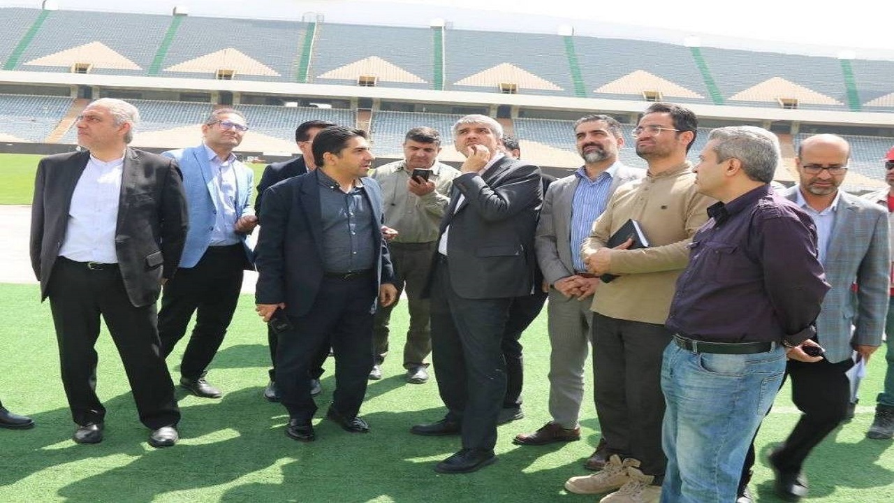 بازدید حسابرس کل هیات حسابرسی وزارت ورزش و جوانان از ورزشگاه آزادی