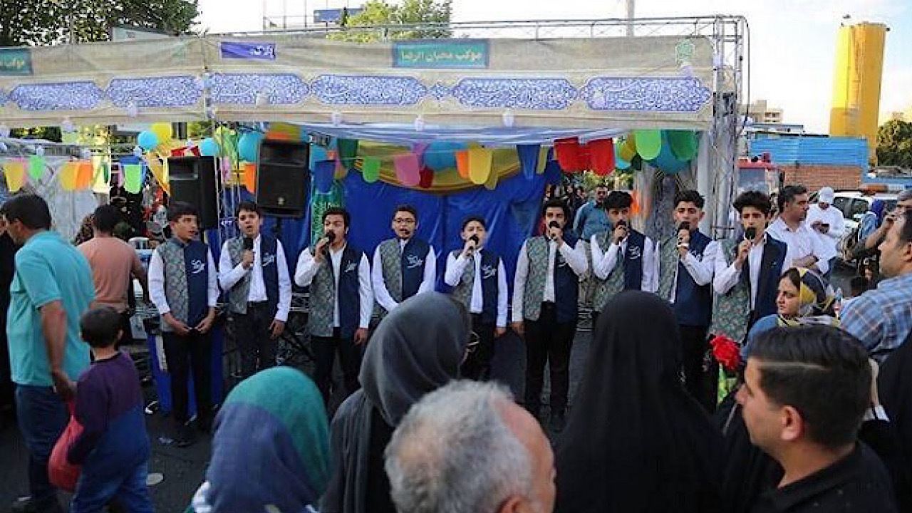 میزبانی نوجوانان در جشن بزرگ امام رضایی‌های تهران