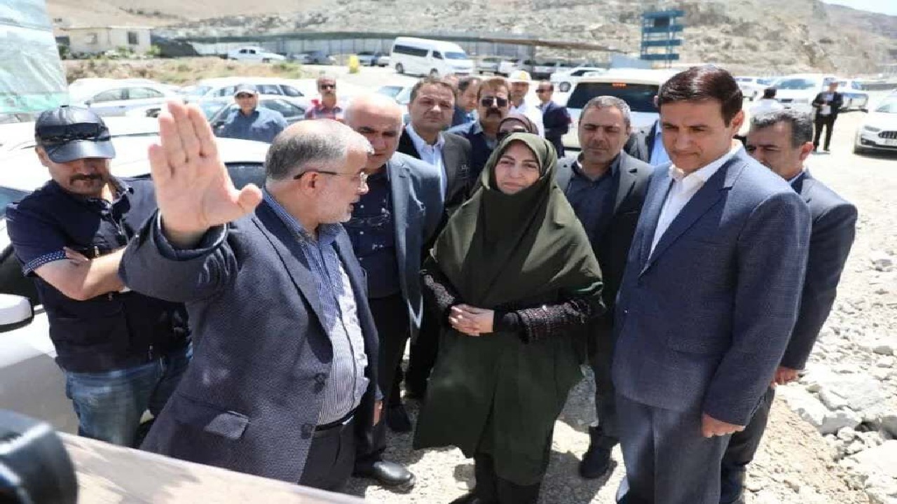 بازدید معاون رییس جمهور از پروژه آزادراه شهید سلیمانی در کرج