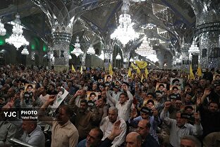مراسم گرامیداشت اولین سالگرد شهدای خدمت در حرم مطهر رضوی