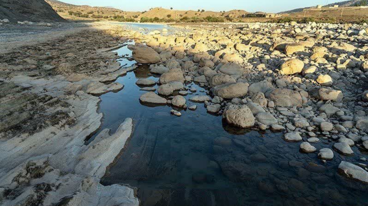 خشکسالی بی‌سابقه در لرستان؛ رودخانه‌ها در آستانه خشک شدن