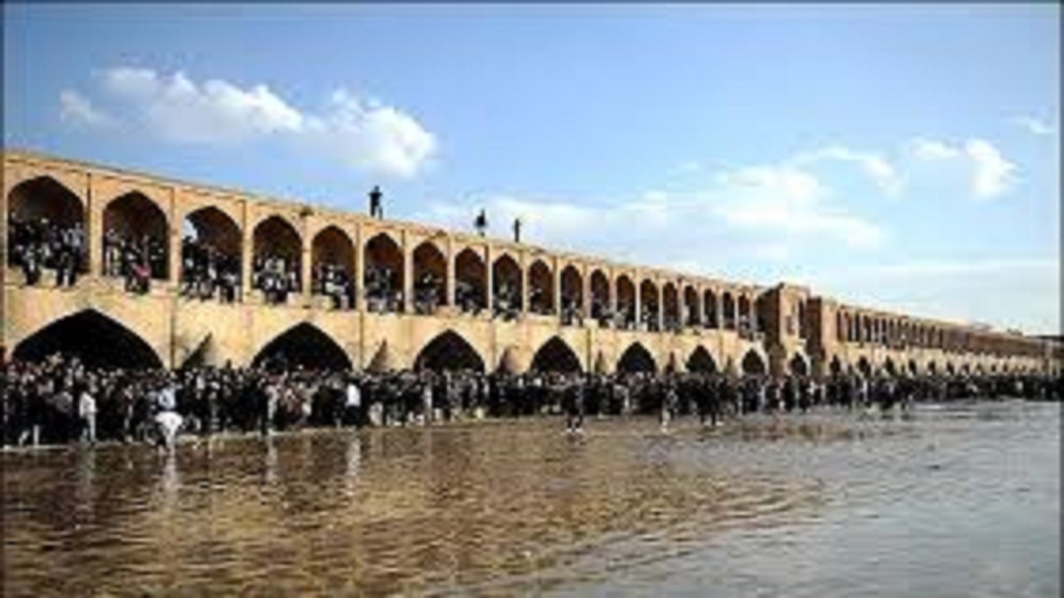 باشگاه خبرنگاران -جاری شدن زاینده‌رود برای سومین بار طی یک ماه گذشته