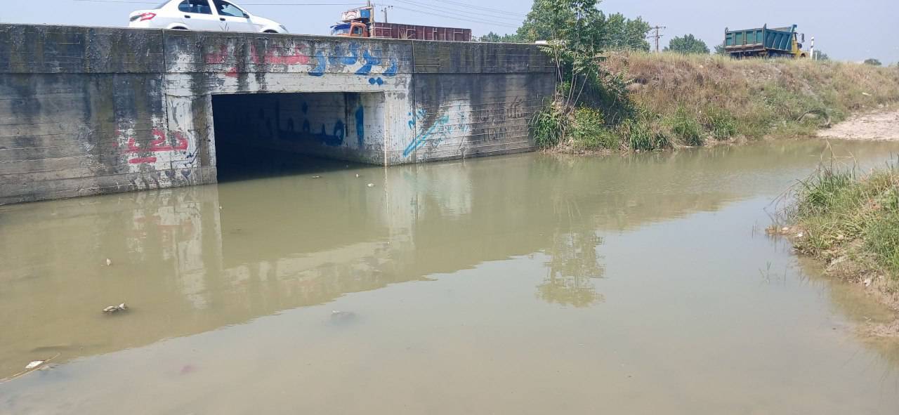 آبگرفتگی در جاده  کمربندی
