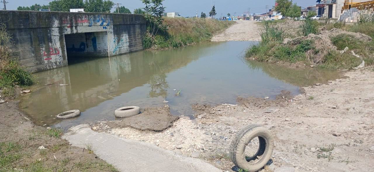 گزارش تصویری از مشکلات جاده کمربندی آمل