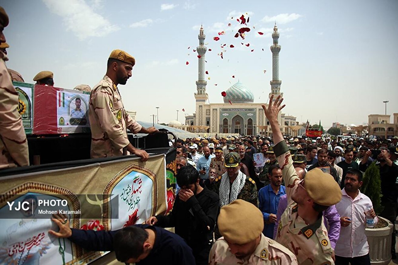 تشییع پیکر پاک شهید امنیت، محمد حسن نائینی در قم