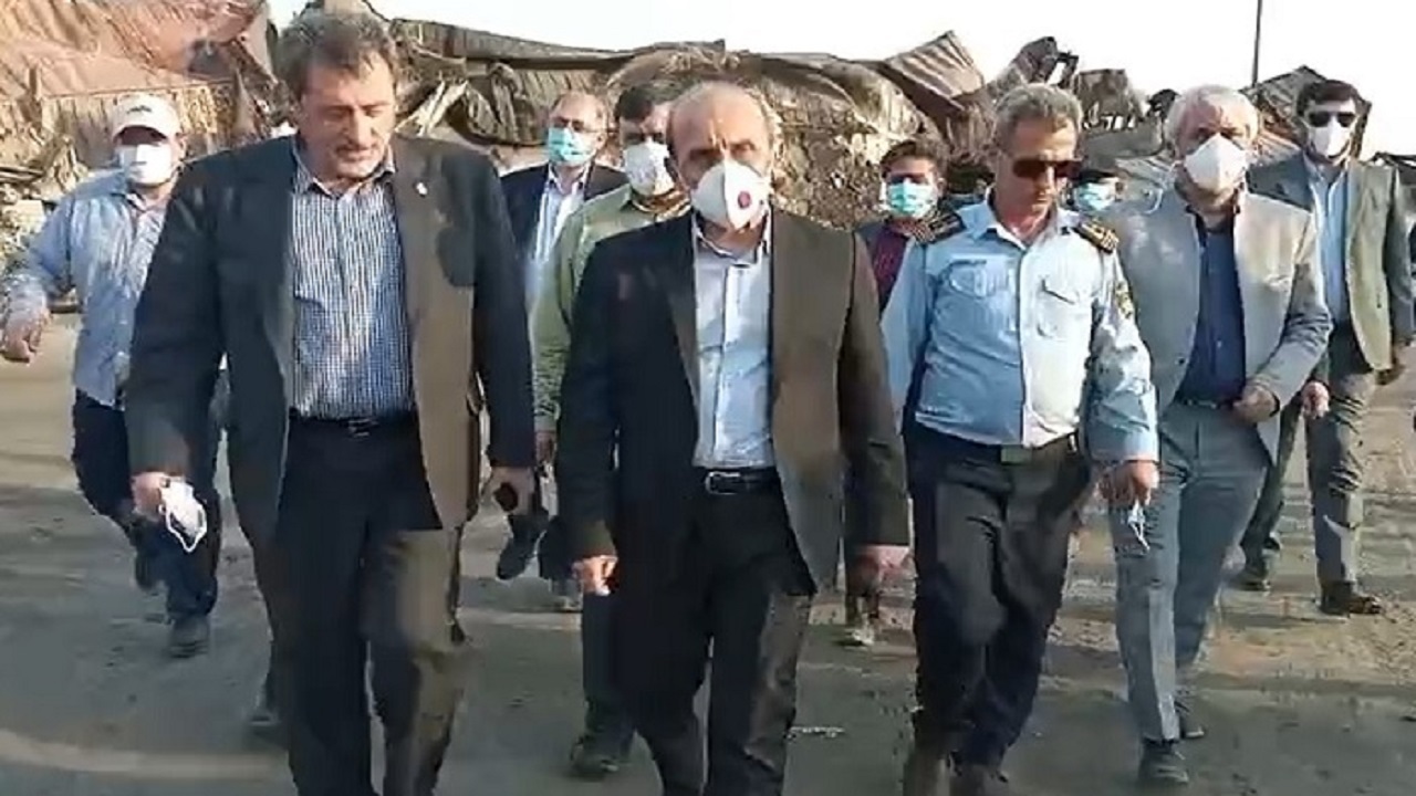 بازدید رئیس رسانه ملی از بندر شهید رجایی+ فیلم