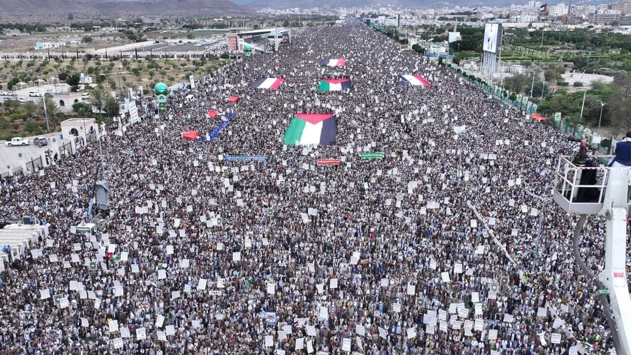راهپیمایی میلیونی یمن در حمایت از فلسطین: نکبت تکرار نمی‌شود