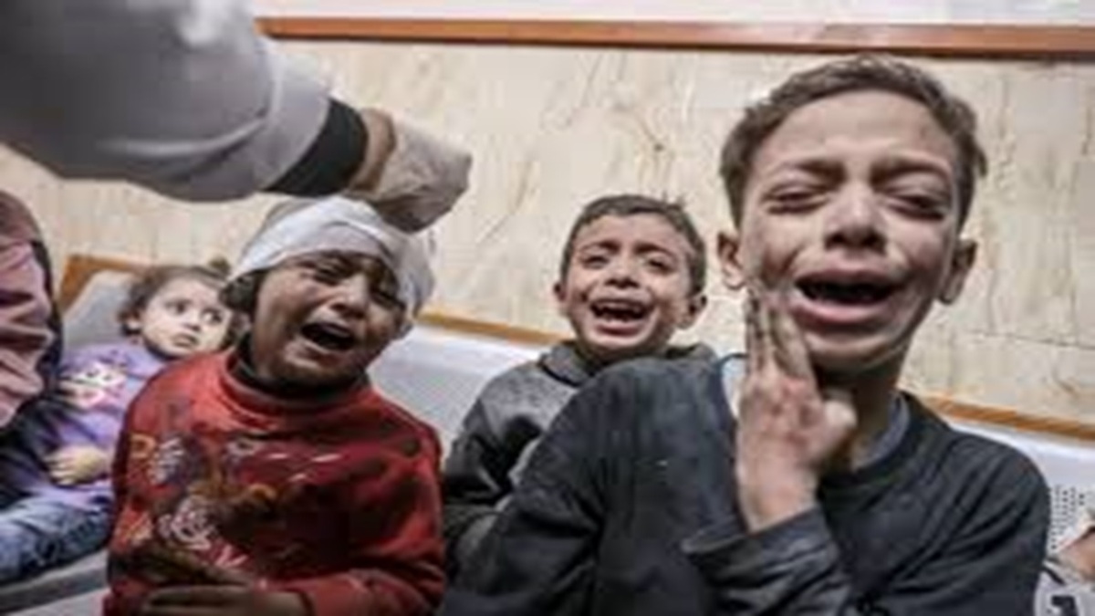 تحمیل گرسنگی بر کودکان غزه + فیلم