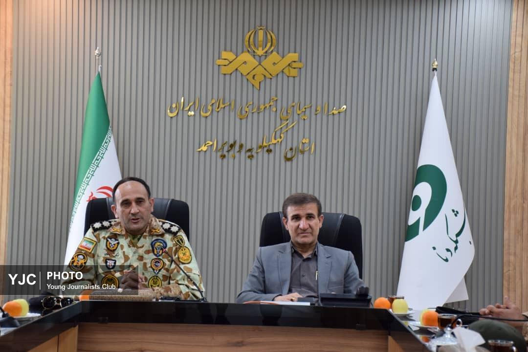 نشست مشترک تیپ ۵۵ هوابرد ارتش و شبکه دنا برگزار شد