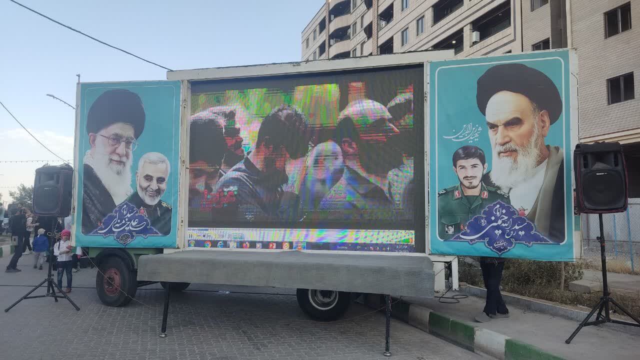 سوگواری قمی&zwnj;ها در اولین مراسم سالگرد شهدای خدمت