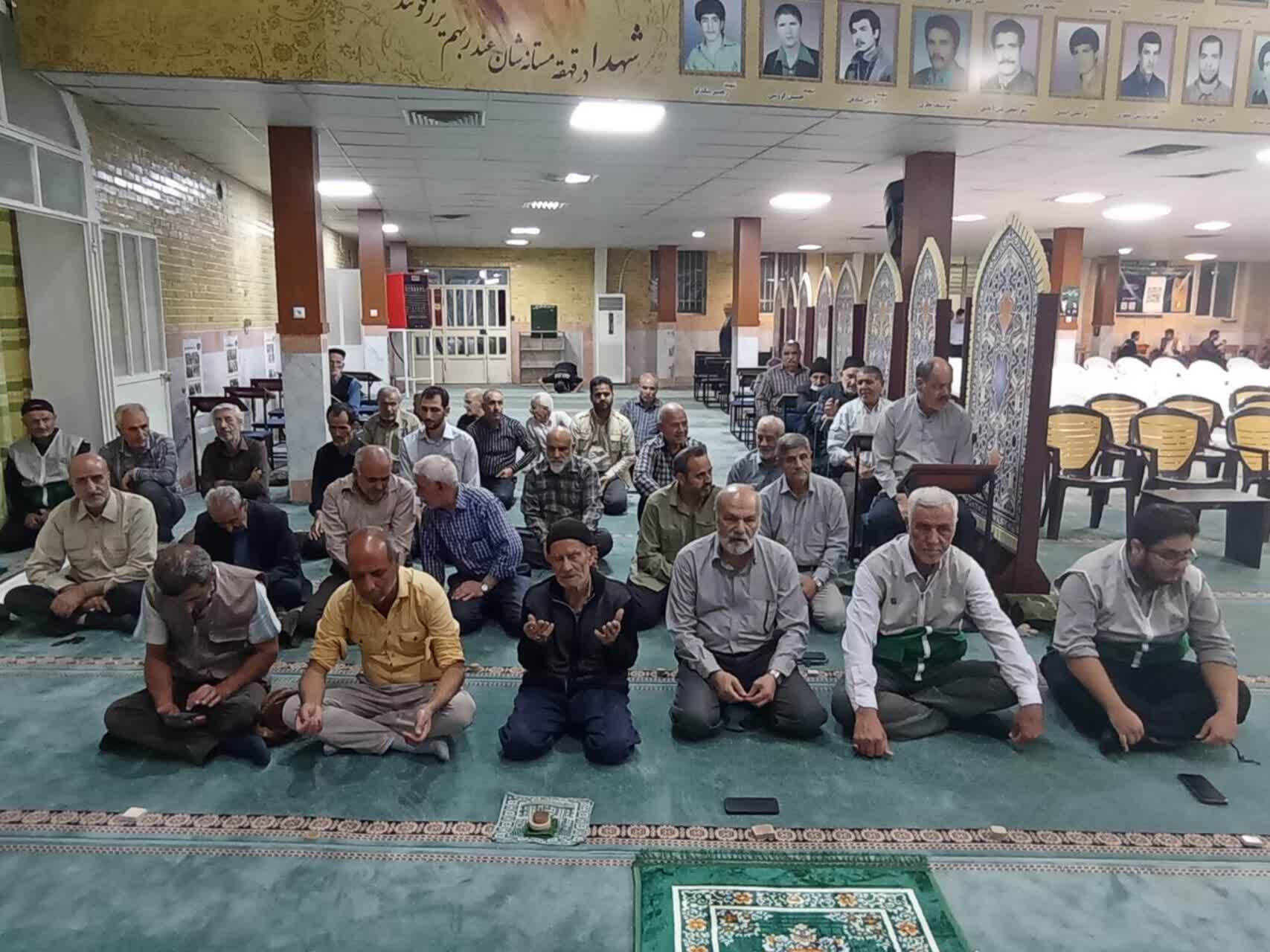 مراسم سالگرد آیت الله رئیسی در ماهدشت