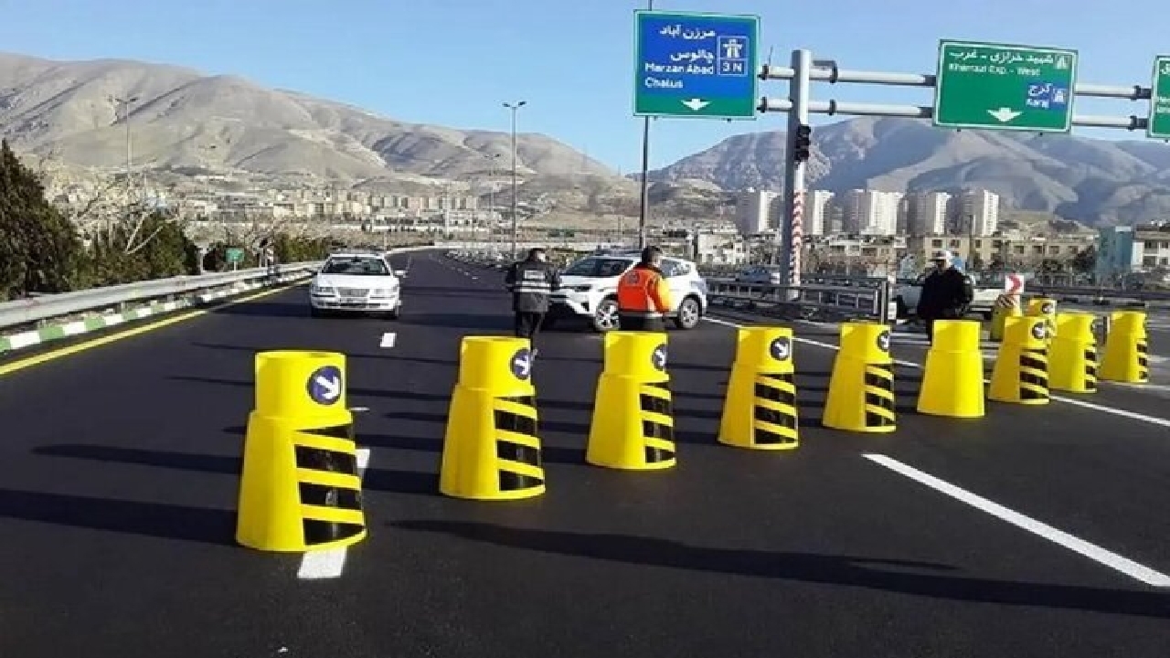 ممنوعیت تردد در محور چالوس از ساعت ۱۰ صبح
