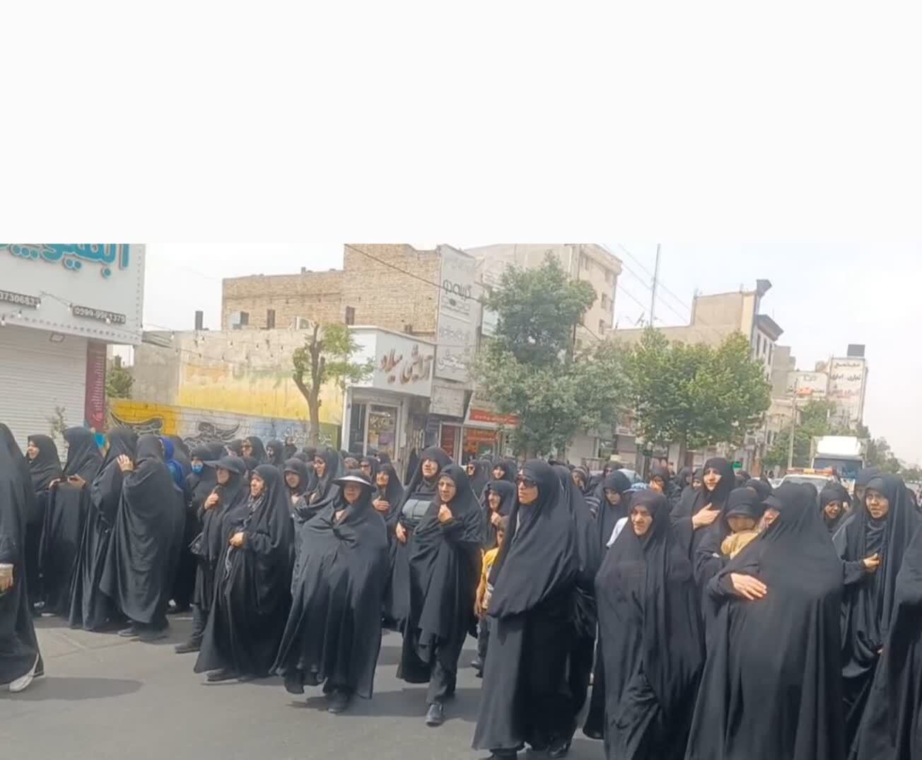 مراسم عزادری سالگرد امام جعفرصادق(ع) در ماهدشت