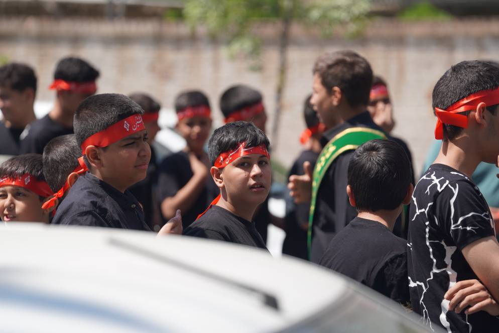 مراسم سوگواری دانش آموزان تهرانی