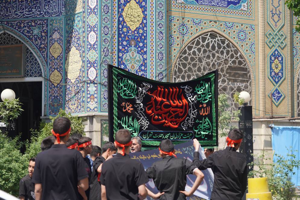 عزاداری مراسم دانش آموزان تهرانی