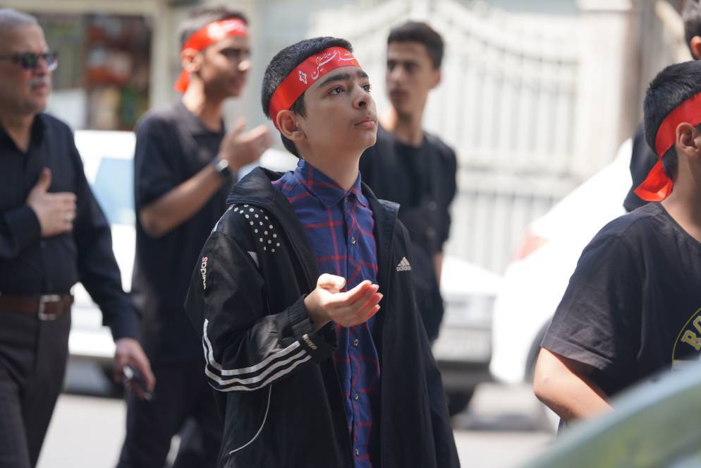 عزاداری دانش آموزان