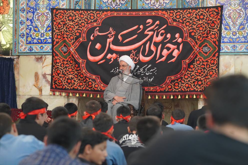 عزاداری دانش&zwnj;آموزان تهرانی در سوگ امام جعفر صادق (ع)