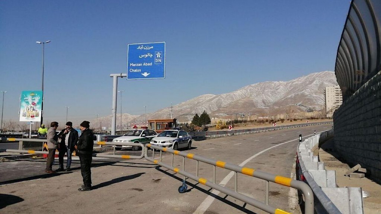 انسداد جاده چالوس از ساعت ۱۵ امروز به دلیل ترافیک سنگین