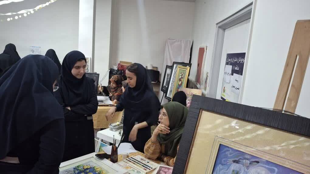 دختران محله یاحچی آباد تهران رویداد هنری رضوان را برگزار کردند