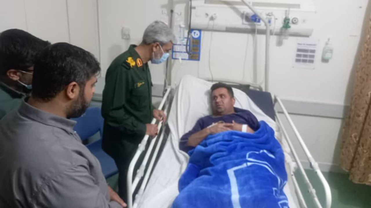 قدردانی فرزند یکی از مفقودان حادثه بندرعباس از حضور جهادی سردار اباذری + فیلم