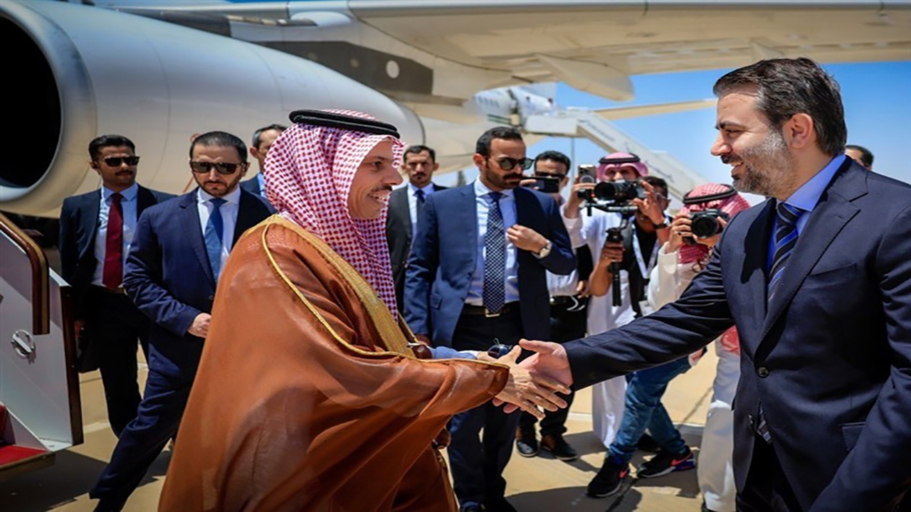 وزیر خارجه عربستان وارد دمشق شد