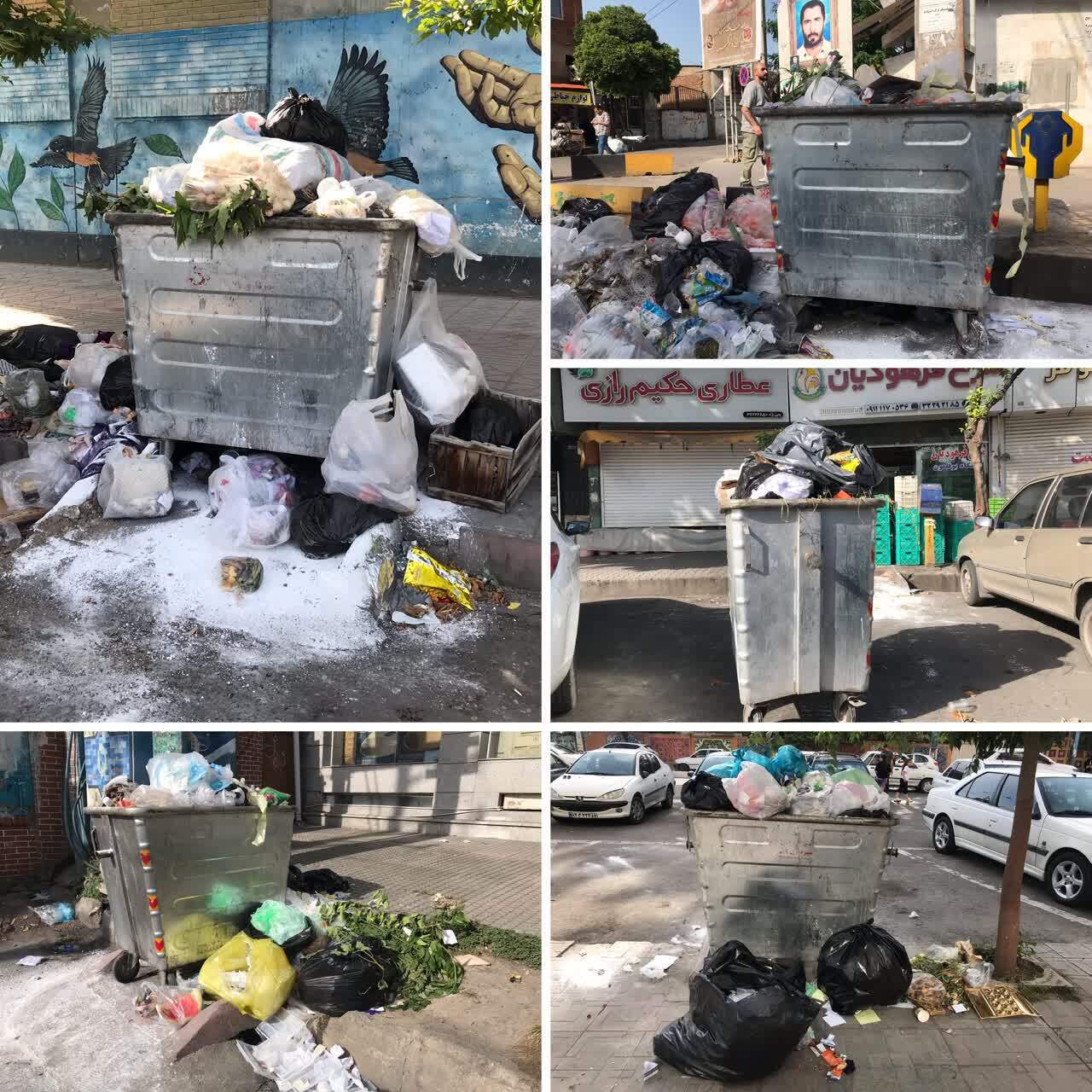 مشکلات انباشت زباله در معابر بابل از زبان شهروندخبرنگار