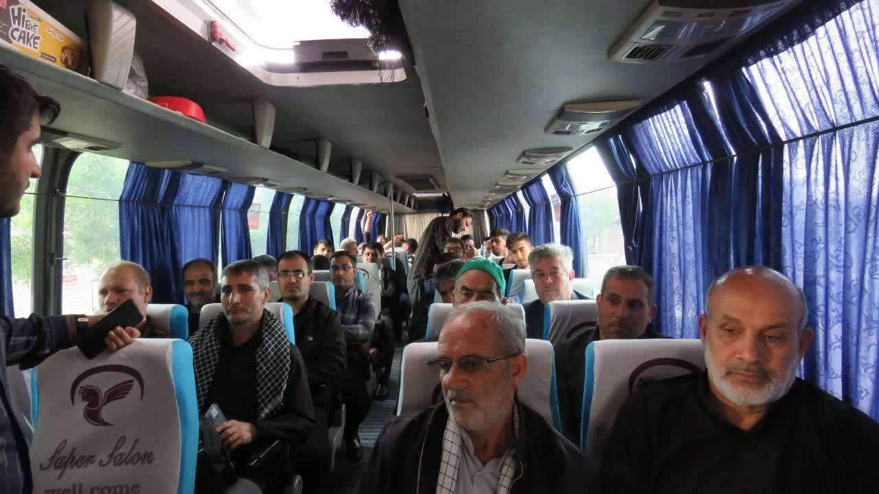 اعزام کاروان از هریس به حرم مطهر امام خمینی(ره)