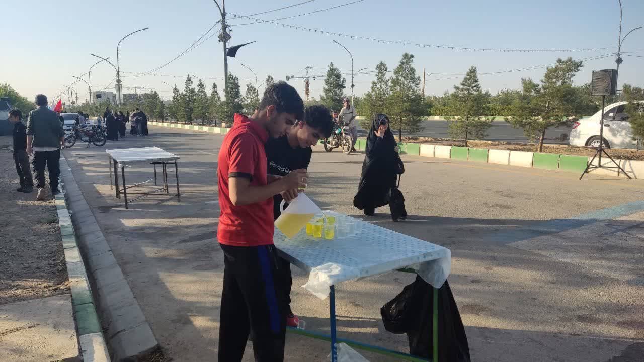 برپایی ایستگاه صلواتی