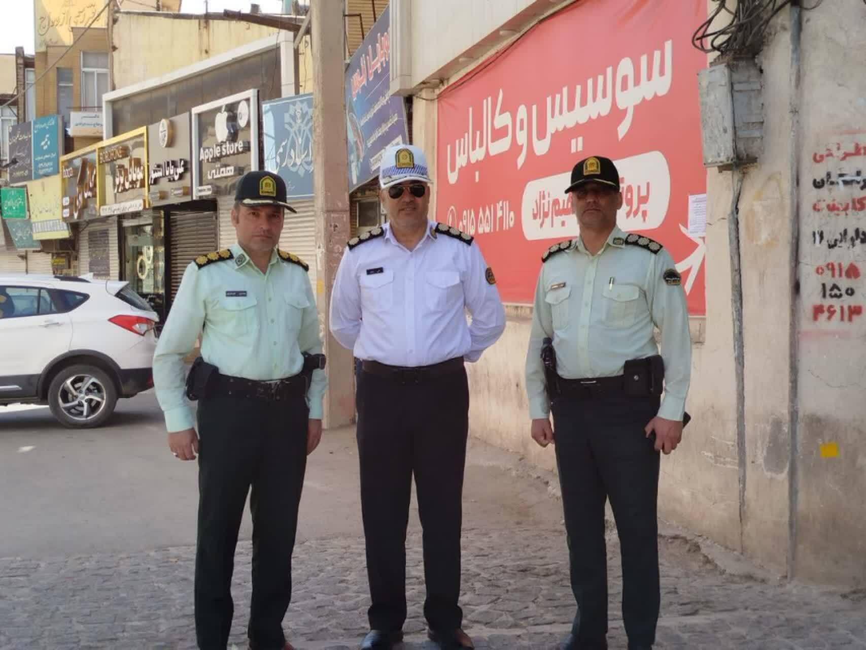 ماموران انتظامی در سالروز رحلت امام خمینی(ره)