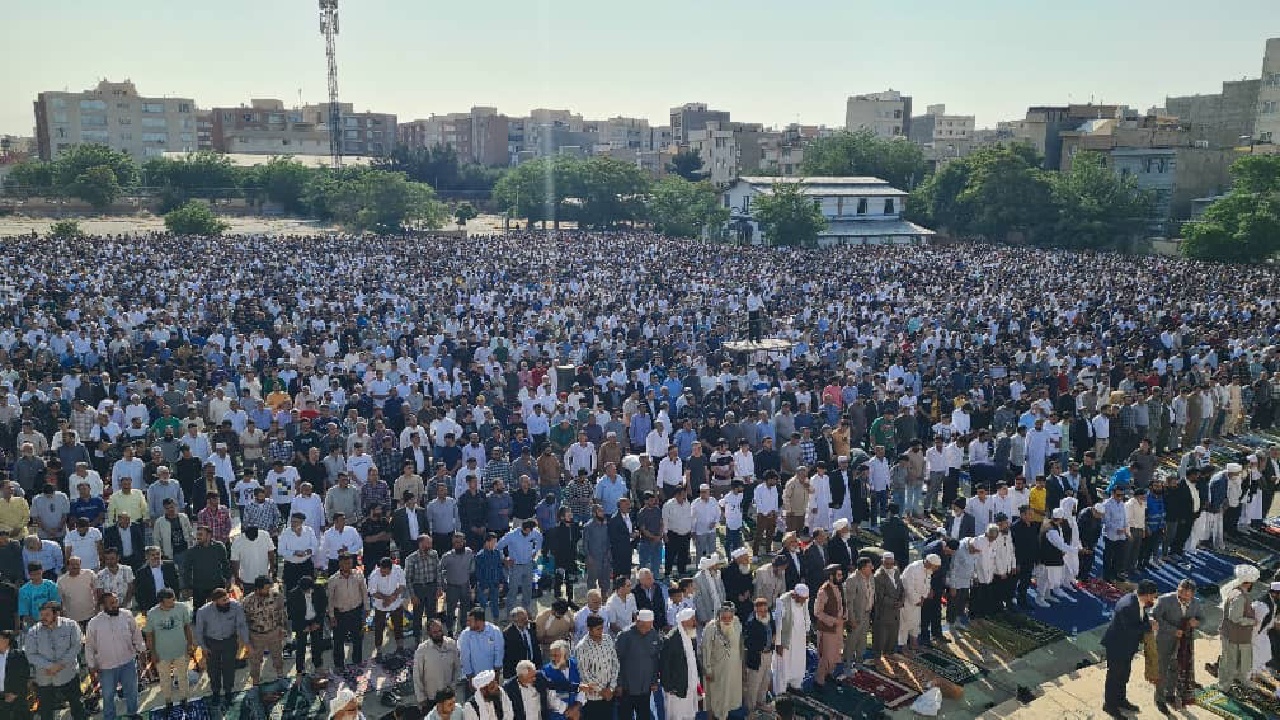 برگزاری باشکوه نماز عید قربان با حضور  مهاجران در تهران