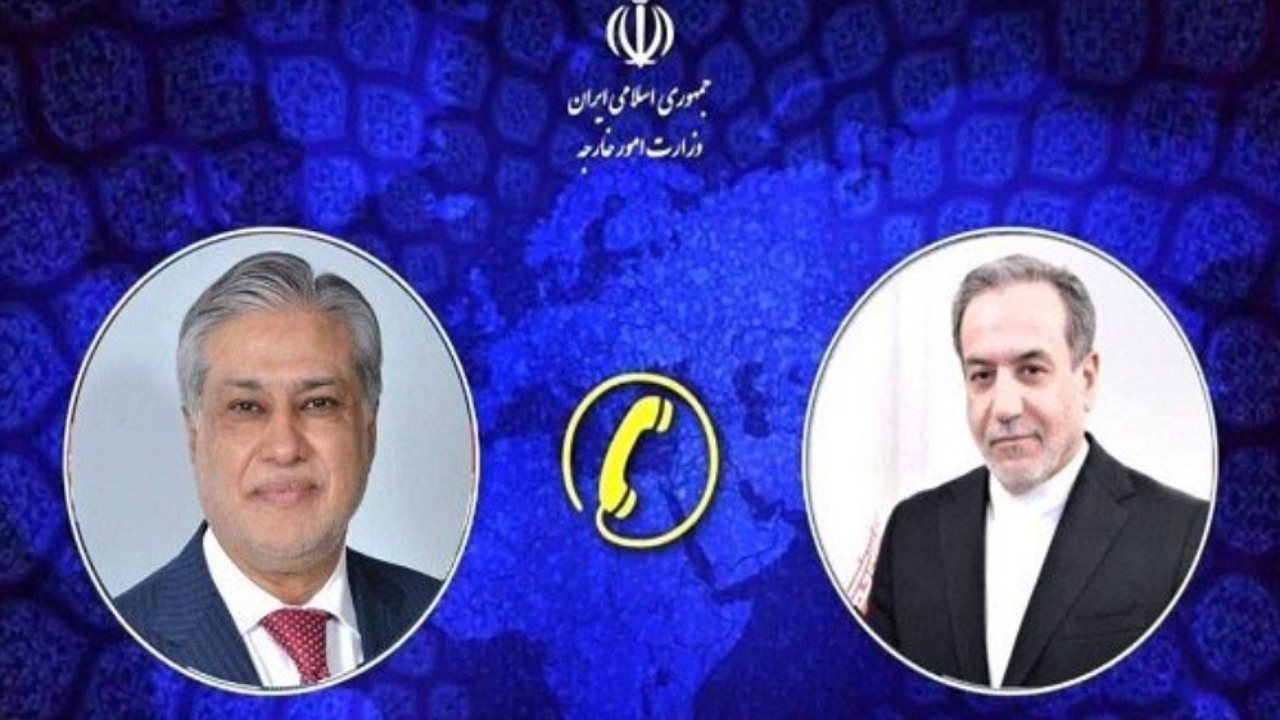 بررسی تحولات منطقه‌ای و بین المللی درگفتگوی تلفنی وزرای ایران وپاکستان