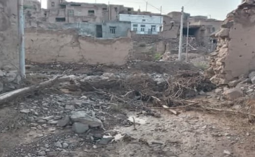 خسارت سیل به برخی از نقاط خراسان جنوبی + تصاویر