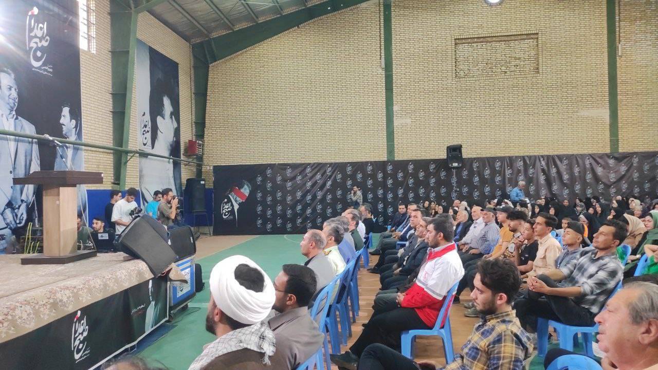 مراسم اکران افتتاحیه صبح اعدام در روستای ارتش آباد قزوین