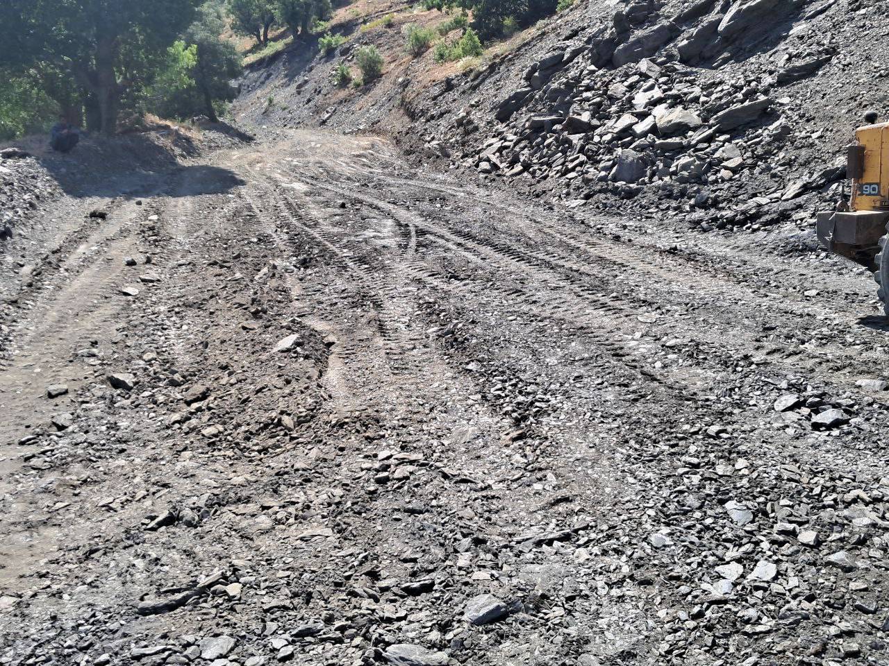تصاویری از نونوار شدن راه روستایی سارتکه نمشیر