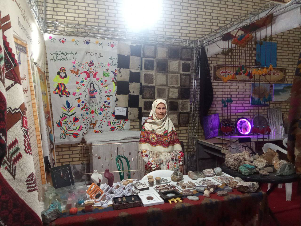 گزارش تصویری نمایشگاه توانمندی وظرفیت&zwnj;های روستای مرندیز + عک