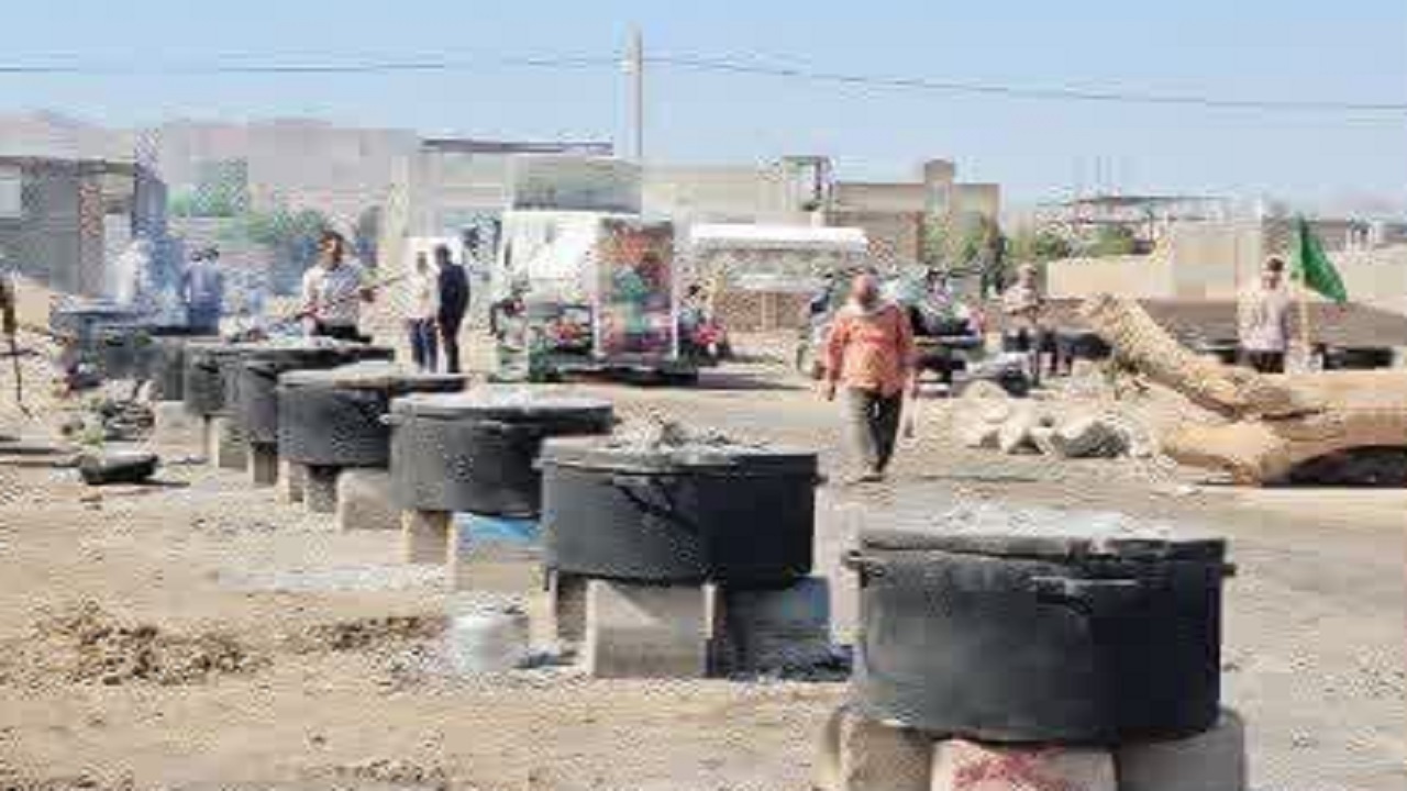 پخت ۱۰ هزار پرس غذا در زیرکوه به مناسبت عید غدیر