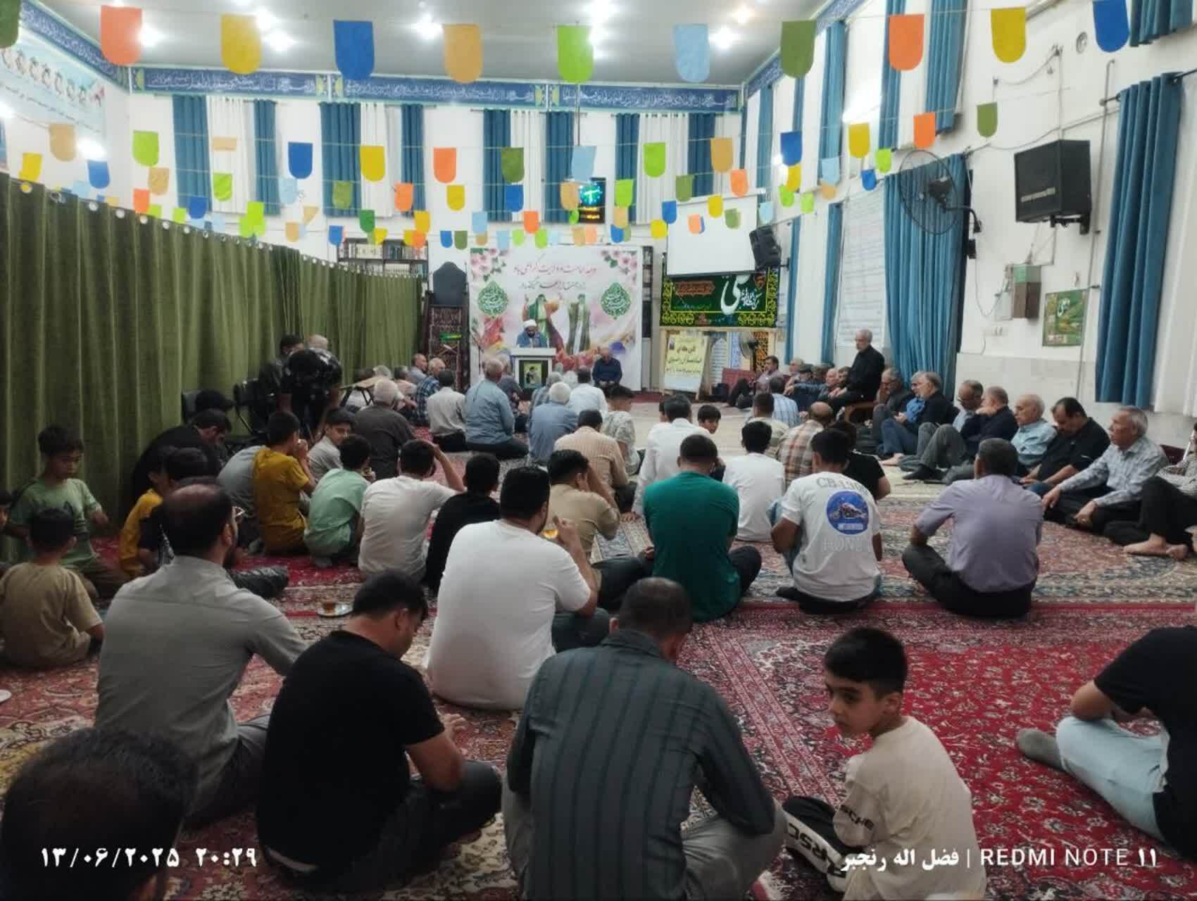 مراسم عید غدیر و گرامیداشت شهدای حمله غاصب صهیونیستی